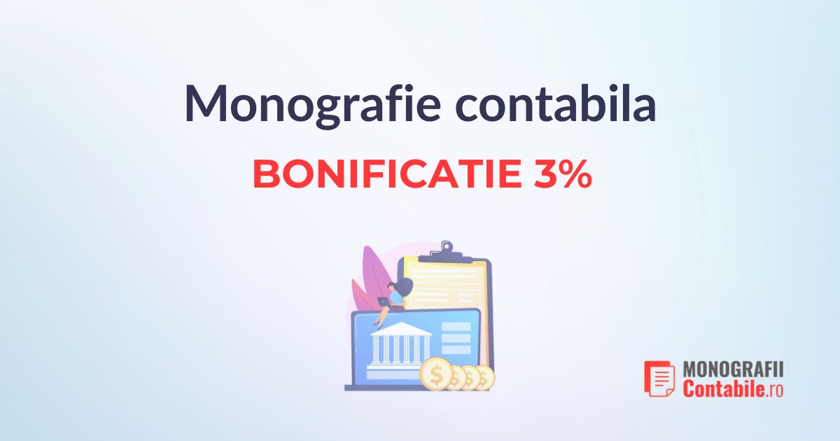 Monografie bonificatie 3% impozit pe profit 